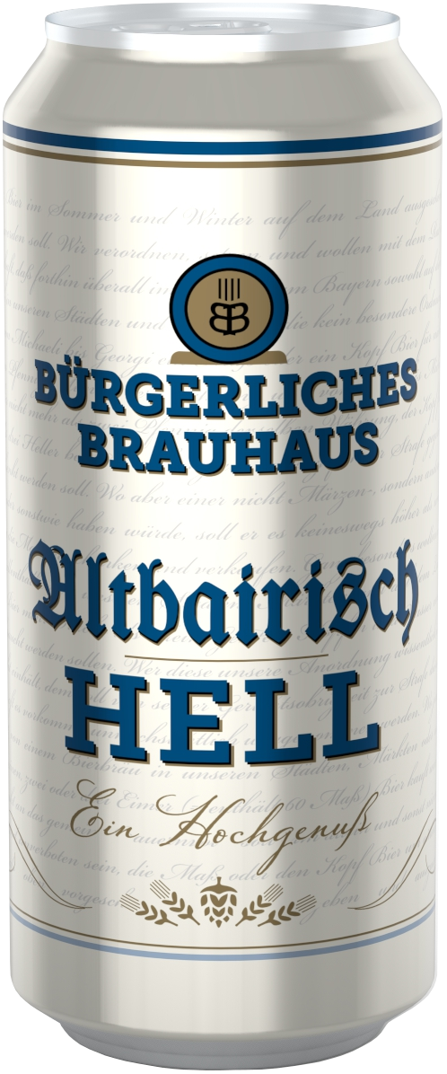 Produktbild von Herrnbräu - Bürgerliches Brauhaus Altbairisch Hell Can