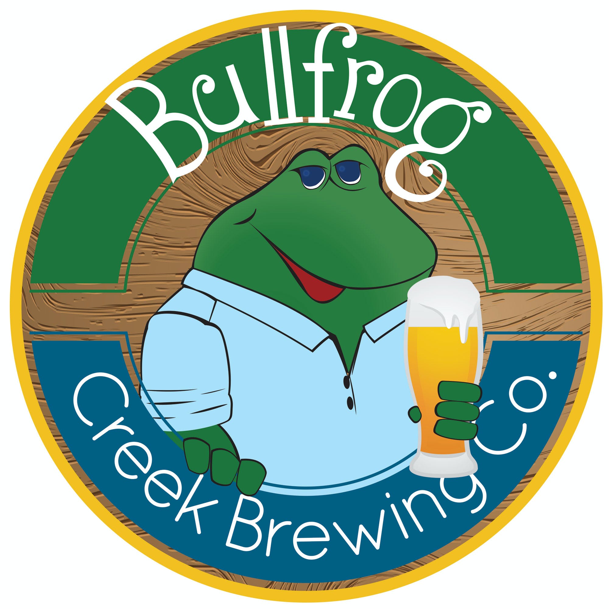 Logo of Bullfrog Creek brewery