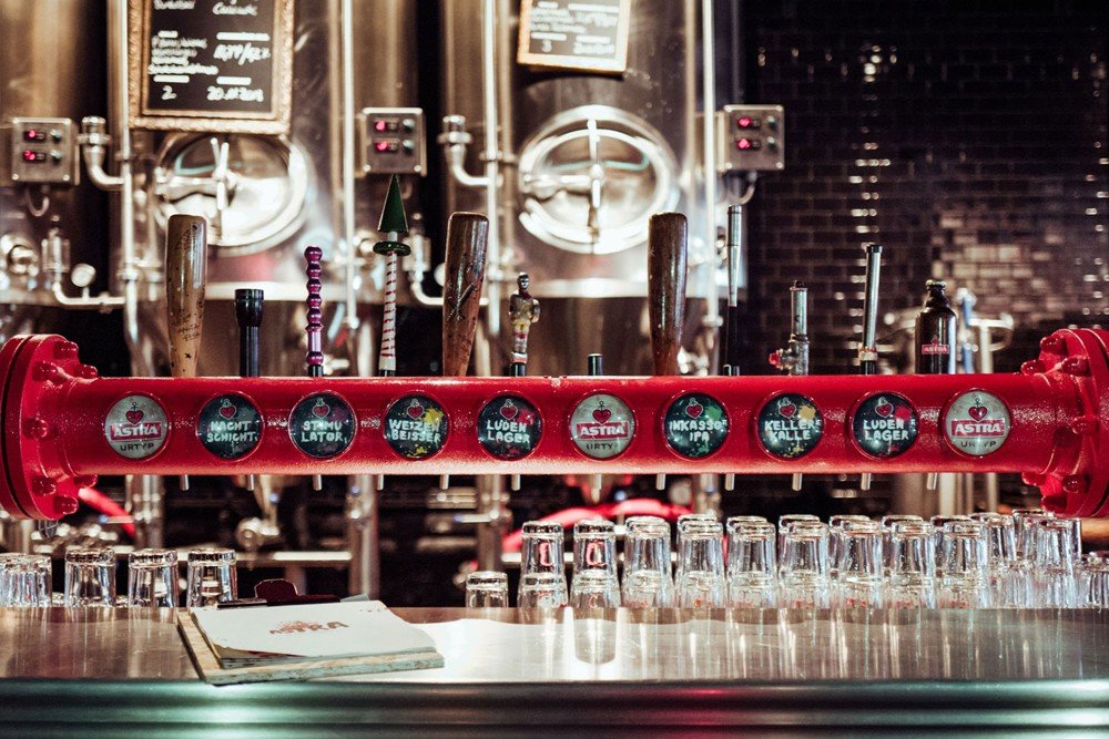 Astra St. Pauli Brauerei brewery from Germany