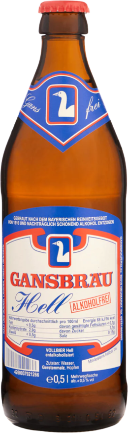 Produktbild von Gansbräu - Hell Alkoholfrei