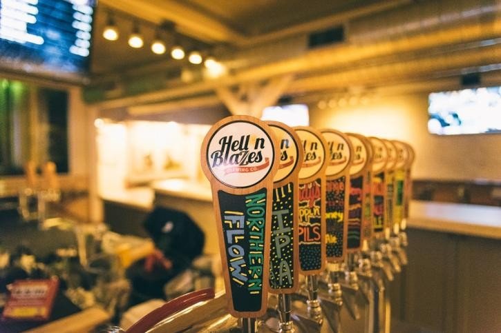 Hell 'n Blazes brewery from United States