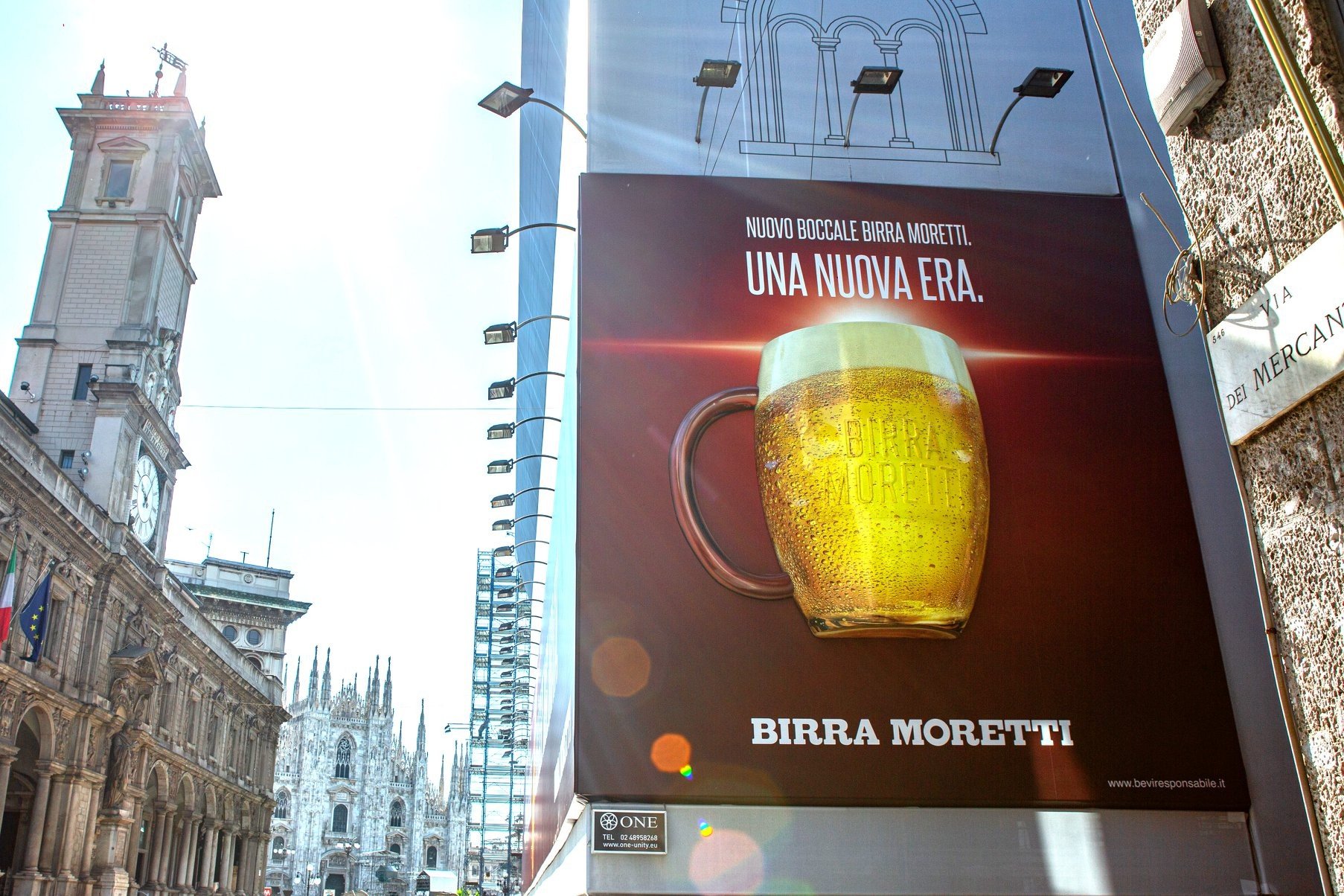 Birra Moretti brewery from Italy